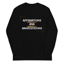 Load image into Gallery viewer, Affirmations and Manifestations Long Sleeve Shirt