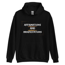 Load image into Gallery viewer, Affirmations and Manifestations Unisex Hoodie