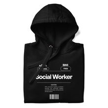 Load image into Gallery viewer, SOCIAL WORKER Label Unisex Hoodie
