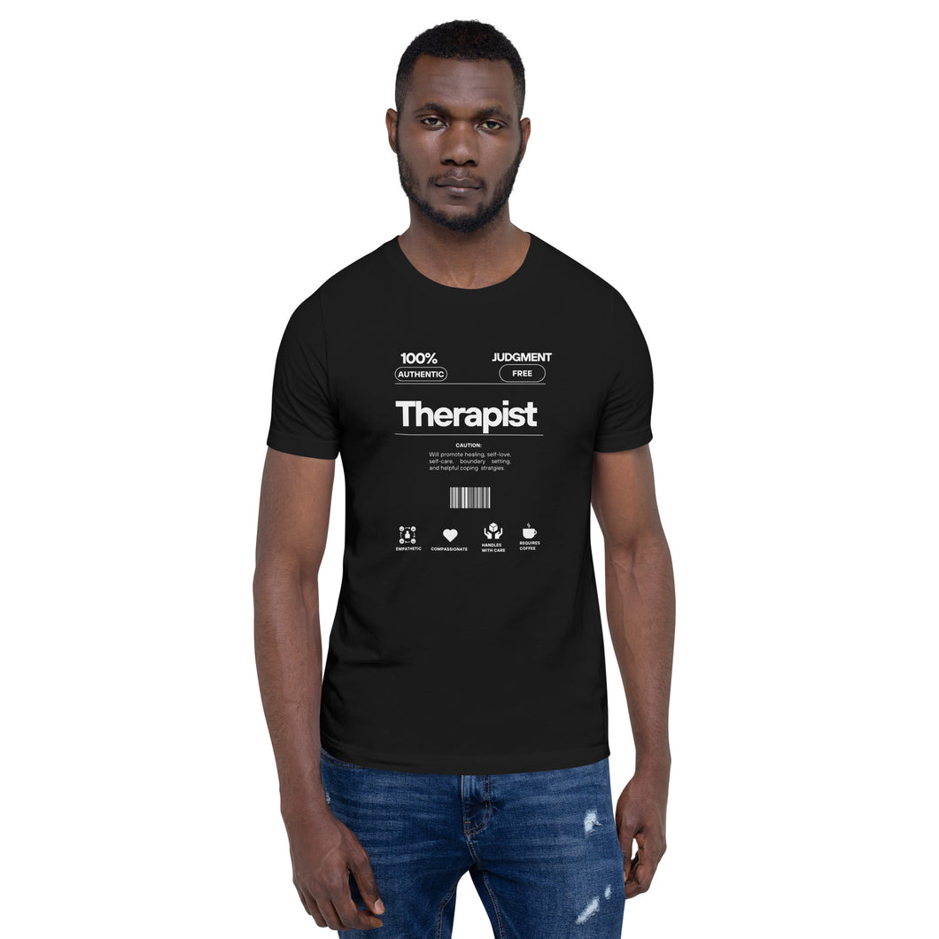 THERAPIST Unisex t-shirt