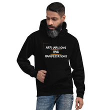 Load image into Gallery viewer, Affirmations and Manifestations Unisex Hoodie
