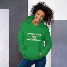 Load image into Gallery viewer, Affirmations and Manifestations Unisex Hoodie
